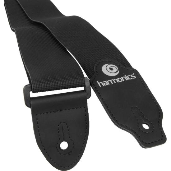 Correia Para Violão Harmonics HAR-03 Kansas Preta por 25,00 à vista no boleto/pix ou parcele em até 1x sem juros. Compre na loja Mundomax!