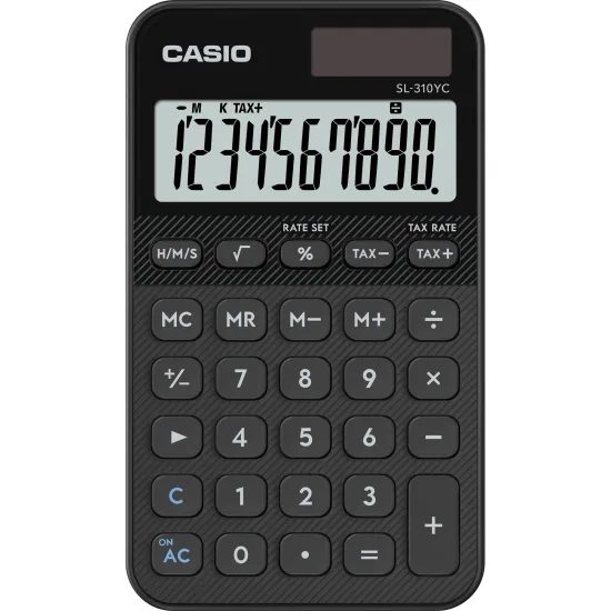 CALC DE BOLSO 10 DIG CASIO SL310YC PT por 0,00 à vista no boleto/pix ou parcele em até 1x sem juros. Compre na loja Mundomax!