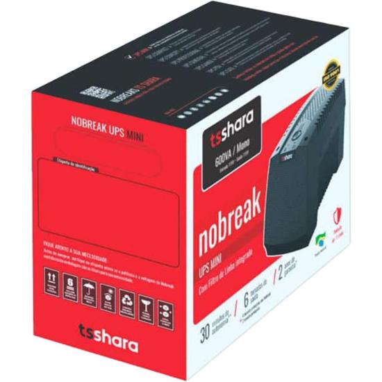 Nobreak Ts Shara Ups Mini 600VA 115/115V Bivolt por 459,00 à vista no boleto/pix ou parcele em até 10x sem juros. Compre na loja Mundomax!