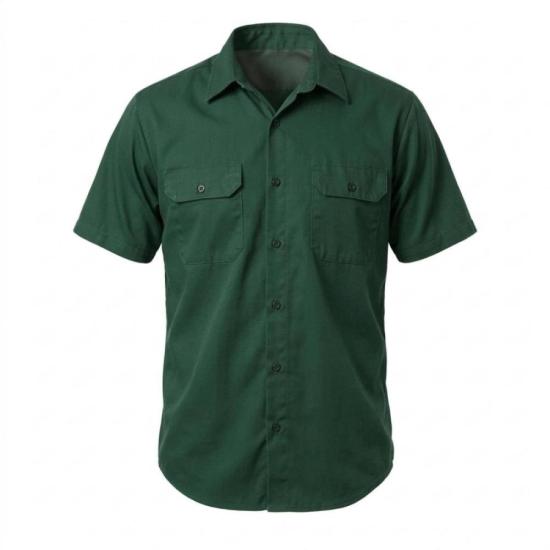 Camisa Work Shirt Manga Curta (Tam G) Verde por 259,00 à vista no boleto/pix ou parcele em até 10x sem juros. Compre na loja Mundomax!