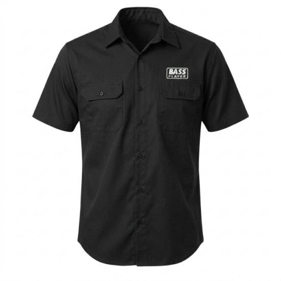 Camisa Work Shirt Manga Curta (Tam M) Preto por 259,00 à vista no boleto/pix ou parcele em até 10x sem juros. Compre na loja Mundomax!