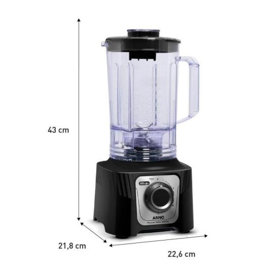 Liquidificador Arno Power Max LN66 2200W Preto 127v por 0,00 à vista no boleto/pix ou parcele em até 1x sem juros. Compre na loja Mundomax!