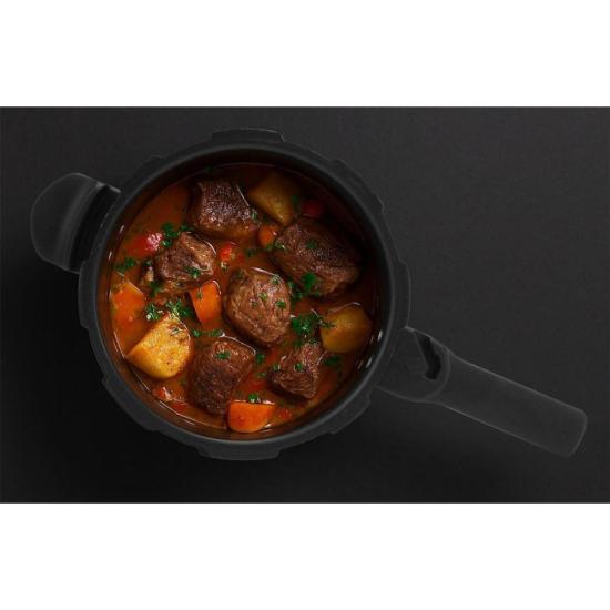 Panela de Pressão Rochedo Segura Fechamento Externo 4,5 Litros Stone Pro por 0,00 à vista no boleto/pix ou parcele em até 1x sem juros. Compre na loja Mundomax!