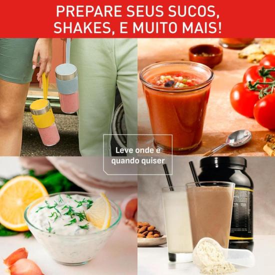 Liquidificador Portátil Arno Lightmix LP00 por 0,00 à vista no boleto/pix ou parcele em até 1x sem juros. Compre na loja Mundomax!