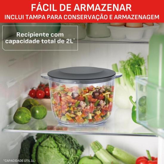 Processador de Alimentos Arno Choppeo CH01 220v por 0,00 à vista no boleto/pix ou parcele em até 1x sem juros. Compre na loja Mundomax!