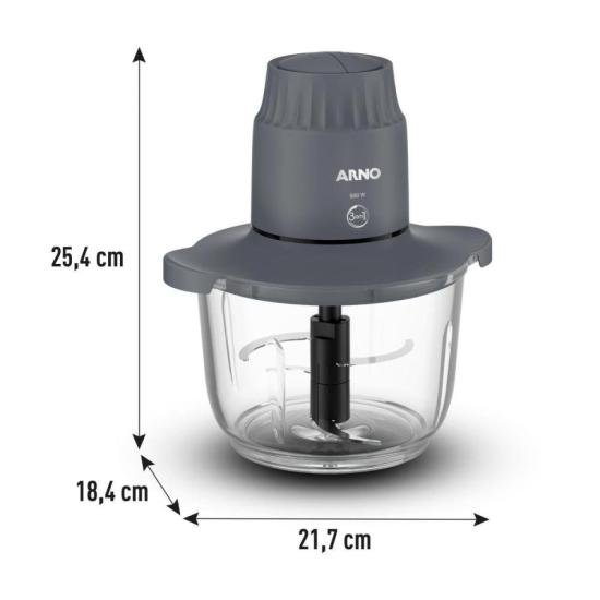 Processador de Alimentos Arno Choppeo CH01 220v por 0,00 à vista no boleto/pix ou parcele em até 1x sem juros. Compre na loja Mundomax!