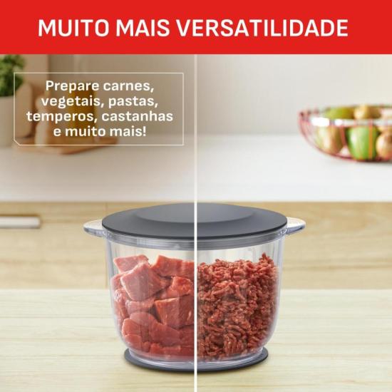 Processador de Alimentos Arno Choppeo CH01 220v por 0,00 à vista no boleto/pix ou parcele em até 1x sem juros. Compre na loja Mundomax!