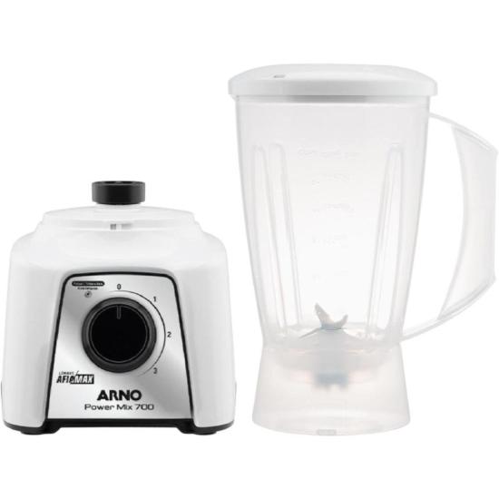 Liquidificador Arno Power Mix LQ12 700W Branco 220V por 0,00 à vista no boleto/pix ou parcele em até 1x sem juros. Compre na loja Mundomax!