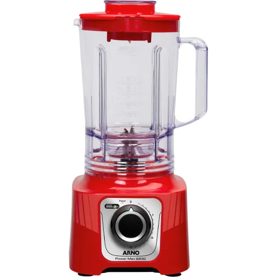 Liquidificador Arno Power Max LN63 2200W Vermelho 220V por 0,00 à vista no boleto/pix ou parcele em até 1x sem juros. Compre na loja Mundomax!