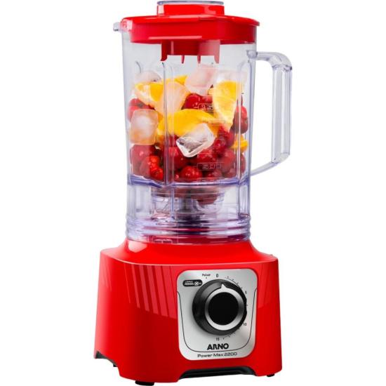 Liquidificador Arno Power Max LN63 2200W Vermelho 220V por 0,00 à vista no boleto/pix ou parcele em até 1x sem juros. Compre na loja Mundomax!