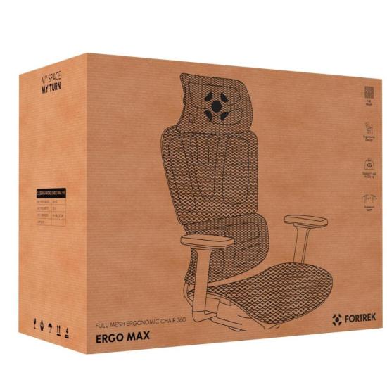 Cadeira Ergonômica Fortrek Ergo Max Full Mesh Braço 360 por 2.132,93 à vista no boleto/pix ou parcele em até 12x sem juros. Compre na loja Fortrek!