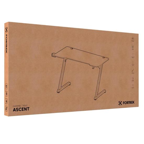 MESA GAMER FORTREK ASCENT por 0,00 à vista no boleto/pix ou parcele em até 1x sem juros. Compre na loja Mundomax!