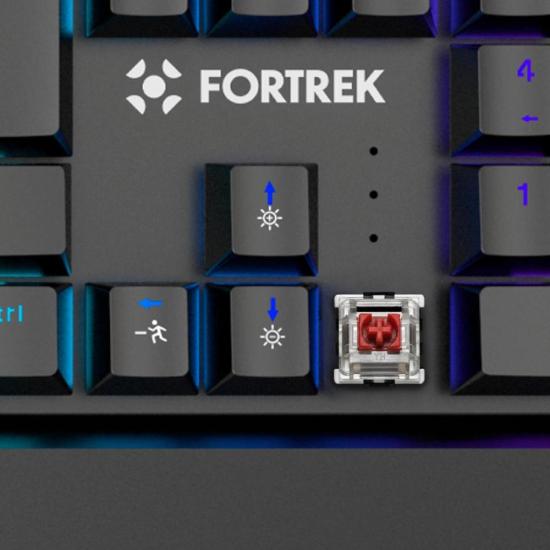Teclado Gamer Fortrek Pulse Com Apoio de Pulso Magnético ARGB Preto por 0,00 à vista no boleto/pix ou parcele em até 1x sem juros. Compre na loja Fortrek!