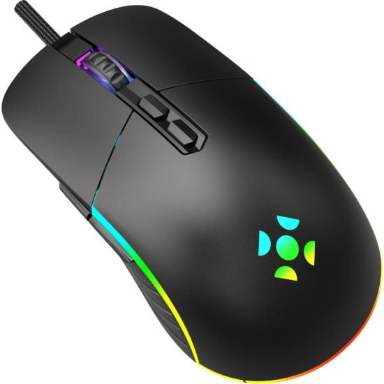 Mouse Gamer Fortrek Gunner Rainbow 3600 DPI Preto por 0,00 à vista no boleto/pix ou parcele em até 1x sem juros. Compre na loja Fortrek!