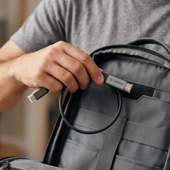 CABO USB-C P/HDMI FORTREK 4K-18C por 0,00 à vista no boleto/pix ou parcele em até 1x sem juros. Compre na loja Mundomax!