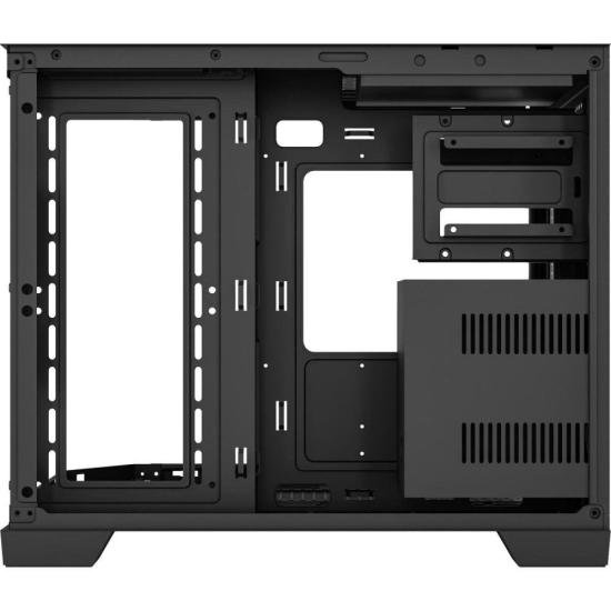 Gabinete Gamer Fortrek Prysm Angular OTX Aquário Preto por 0,00 à vista no boleto/pix ou parcele em até 1x sem juros. Compre na loja Fortrek!