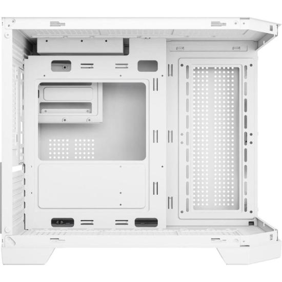 Gabinete Gamer Fortrek Prysm Angular OTX Aquário Branco por 0,00 à vista no boleto/pix ou parcele em até 1x sem juros. Compre na loja Fortrek!