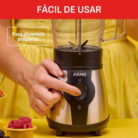 LIQ COMP BLENDER ARNO ACTIMIX 127V LQ02 por 0,00 à vista no boleto/pix ou parcele em até 1x sem juros. Compre na loja Mundomax!