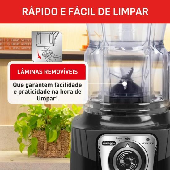 Liquidificador Arno Power Max XXL 2200W Preto 127V por 0,00 à vista no boleto/pix ou parcele em até 1x sem juros. Compre na loja Mundomax!
