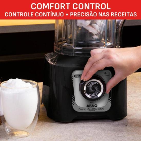 Liquidificador Arno Power Max XXL 2200W Preto 127V por 0,00 à vista no boleto/pix ou parcele em até 1x sem juros. Compre na loja Mundomax!