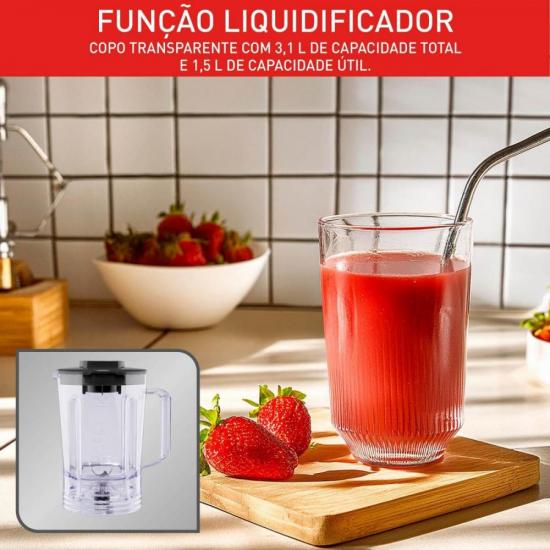 Multiprocessador Arno 1000W 16 Funções Preto MP63 127V por 0,00 à vista no boleto/pix ou parcele em até 1x sem juros. Compre na loja Mundomax!