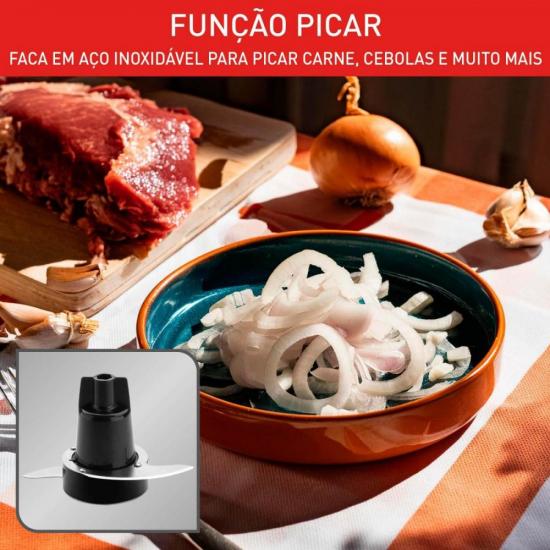 Multiprocessador Arno 1000W 16 Funções Preto MP63 127V por 0,00 à vista no boleto/pix ou parcele em até 1x sem juros. Compre na loja Mundomax!