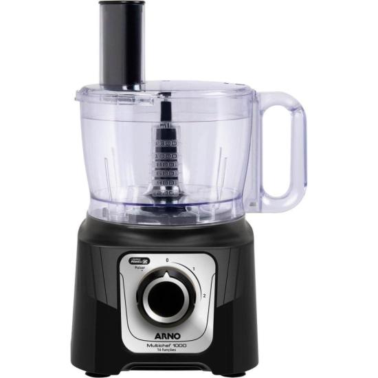 Multiprocessador Arno 1000W 16 Funções Preto MP63 220V por 0,00 à vista no boleto/pix ou parcele em até 1x sem juros. Compre na loja Mundomax!