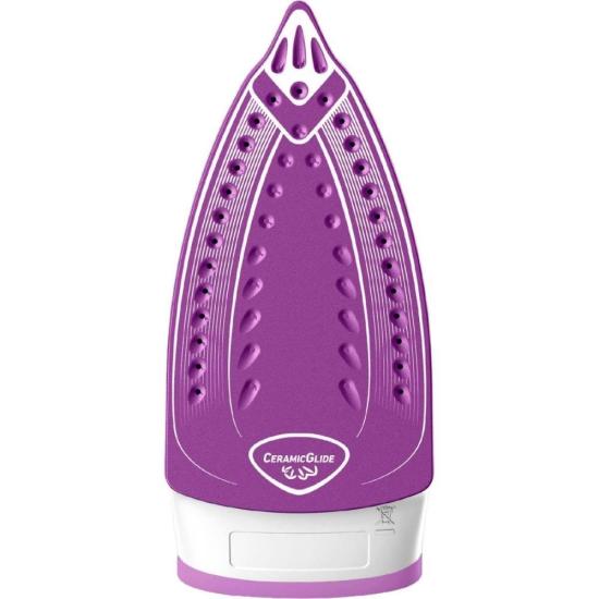 Ferro a Vapor Arno Easygliss com Base Cerâmica Lilás/Branco 127V por 0,00 à vista no boleto/pix ou parcele em até 1x sem juros. Compre na loja Mundomax!