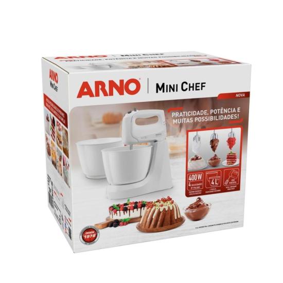 BAT 185W MINI CHEF ARNO 127V HM10 BR por 0,00 à vista no boleto/pix ou parcele em até 1x sem juros. Compre na loja Mundomax!