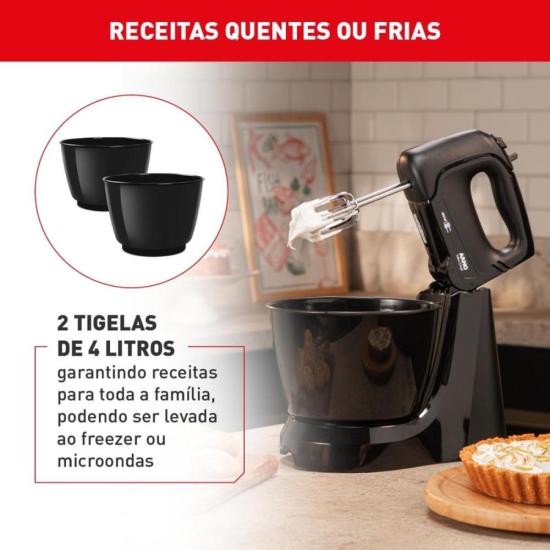 BAT 185W MINI CHEF ARNO 220V HM11 PT por 0,00 à vista no boleto/pix ou parcele em até 1x sem juros. Compre na loja Mundomax!