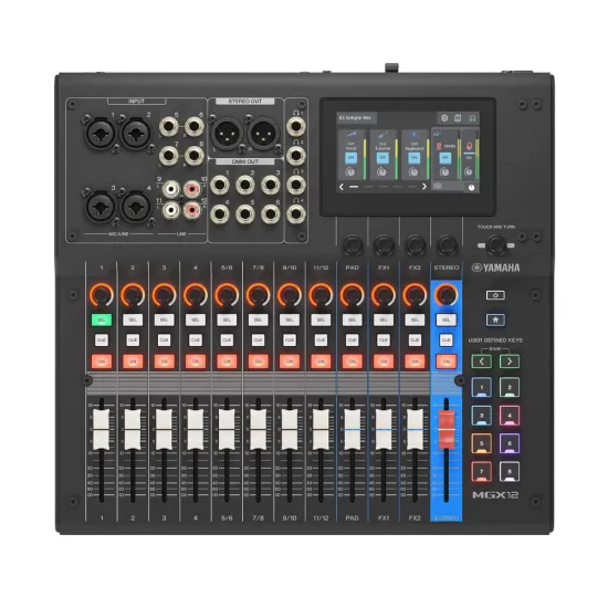Mesa de Som Yamaha MGX12 12 Canais Preta (88516)