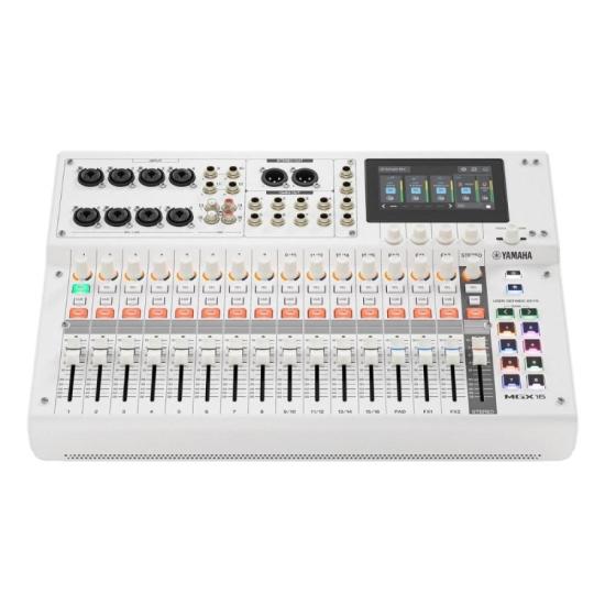 Mesa de Som Yamaha MGX16 16 Canais Branca por 10.999,00 à vista no boleto/pix ou parcele em até 12x sem juros. Compre na loja Mundomax!