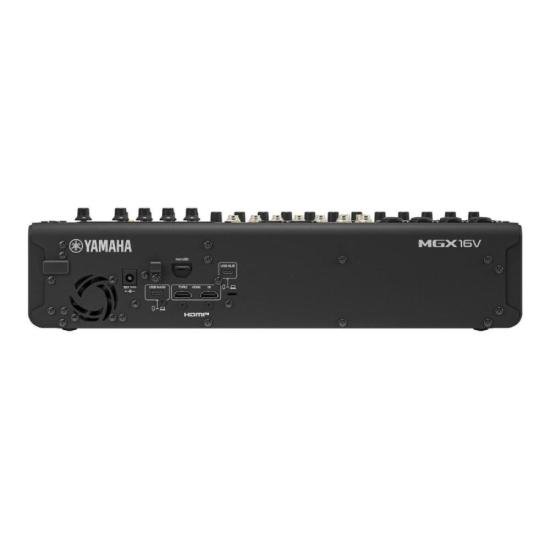 Mesa de Som Yamaha MGX16V 16 Canais HDMI Preta por 13.999,00 à vista no boleto/pix ou parcele em até 12x sem juros. Compre na loja Mundomax!