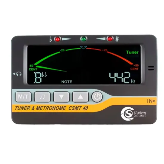 Metrônomo/Afinador Com Diapasão Digital Custom Sound CSMT40 (88538)