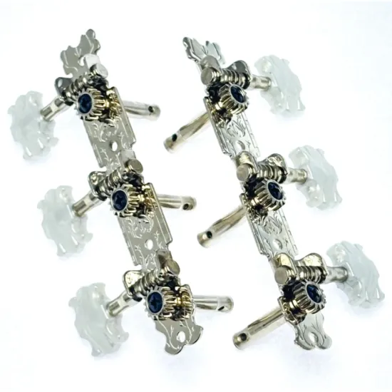 Tarraxa Violão Custom Sound CMH832 Niquelada 3+3 Pino Fino Tradicional (88541)