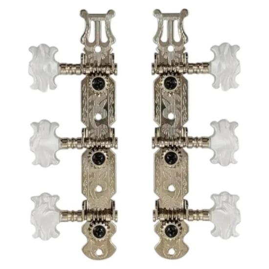 Tarraxa Violão Custom Sound CMH832 Niquelada 3+3 Pino Fino Tradicional por 35,00 à vista no boleto/pix ou parcele em até 1x sem juros. Compre na loja Mundomax!