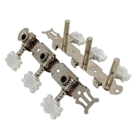 Tarraxa Violão Custom Sound CMH832 Niquelada 3+3 Pino Fino Tradicional por 35,00 à vista no boleto/pix ou parcele em até 1x sem juros. Compre na loja Mundomax!