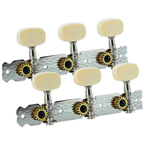 Tarraxa Violão Nylon Custom Sound CMH827 NI por 0,00 à vista no boleto/pix ou parcele em até 1x sem juros. Compre na loja Mundomax!