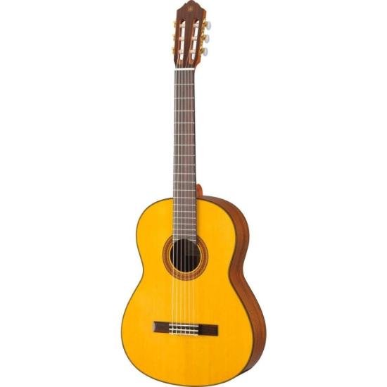 Violão Yamaha CG162S Acústico Nylon Natural por 0,00 à vista no boleto/pix ou parcele em até 1x sem juros. Compre na loja Mundomax!