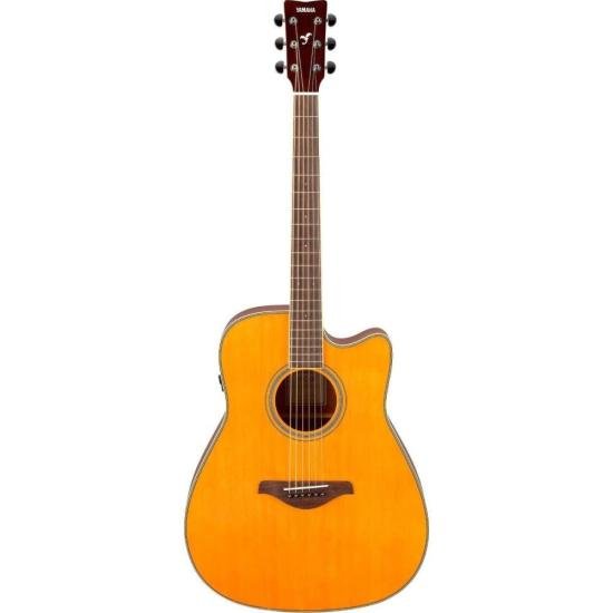 Violão Yamaha FGC-TA TransAcoustic Natural por 0,00 à vista no boleto/pix ou parcele em até 1x sem juros. Compre na loja Mundomax!