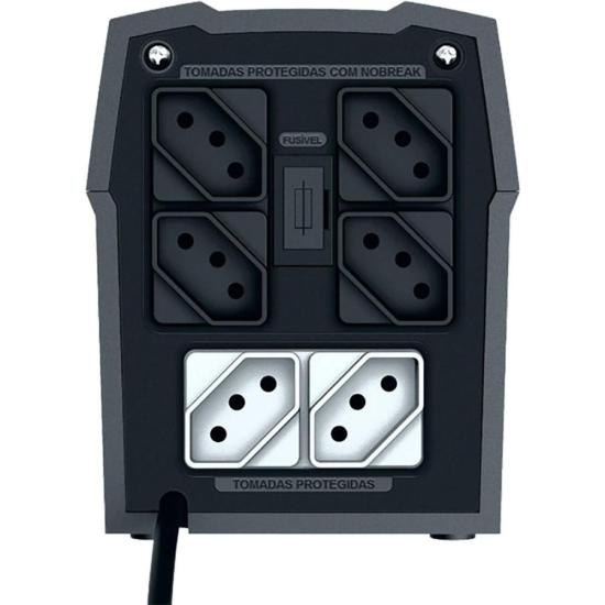 Nobreak Ts Shara Ups Mini 600VA Bivolt por 0,00 à vista no boleto/pix ou parcele em até 1x sem juros. Compre na loja Mundomax!