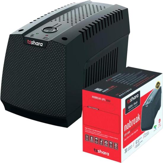 Nobreak Ts Shara Ups Mini 600VA Bivolt por 0,00 à vista no boleto/pix ou parcele em até 1x sem juros. Compre na loja Mundomax!