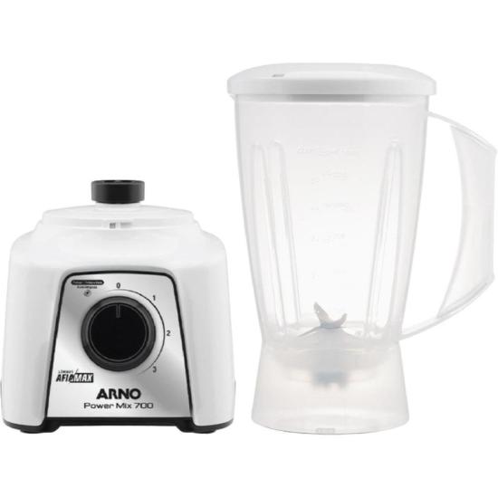 Liquidificador Arno Power Mix LQ12 700W Branco 127V por 0,00 à vista no boleto/pix ou parcele em até 1x sem juros. Compre na loja Mundomax!
