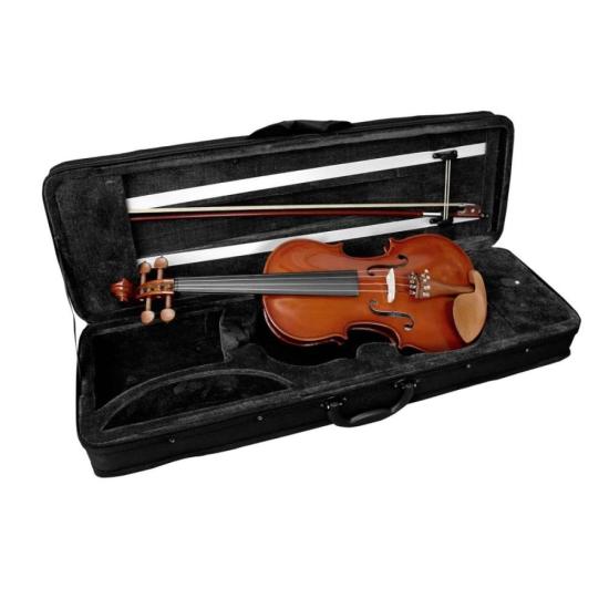 Violino Giannini GVS 4/4 Com Case Natural por 0,00 à vista no boleto/pix ou parcele em até 1x sem juros. Compre na loja Mundomax!