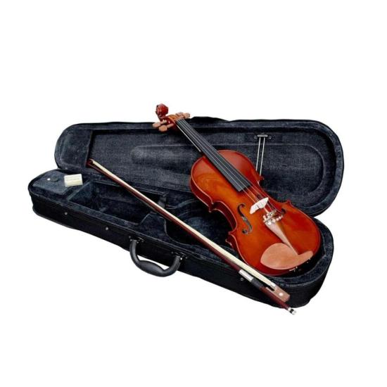 Violino Giannini GVL 4/4 Com Case Natural por 0,00 à vista no boleto/pix ou parcele em até 1x sem juros. Compre na loja Mundomax!