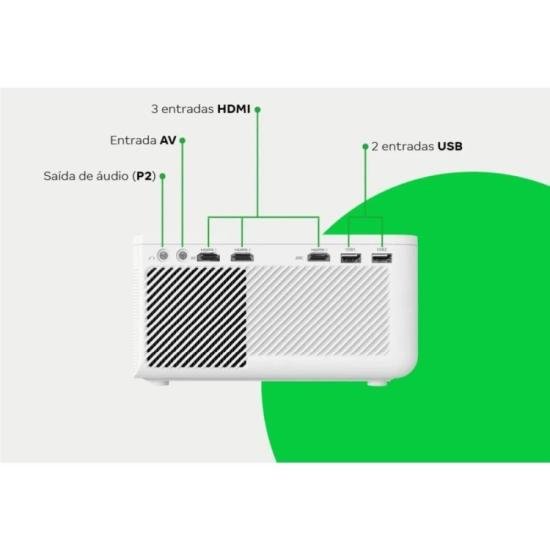 Projetor Intebral PLF5211 Full HD Com 5200 Lúmens Branco por 0,00 à vista no boleto/pix ou parcele em até 1x sem juros. Compre na loja Mundomax!
