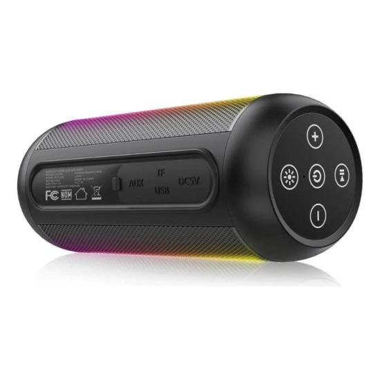 Caixa De Som 1Hora BOC242 Cilíndrica Bluetooth 10W Preto por 0,00 à vista no boleto/pix ou parcele em até 1x sem juros. Compre na loja Mundomax!