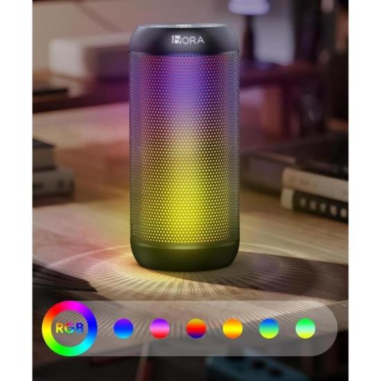 Caixa De Som 1Hora BOC242 Cilíndrica Bluetooth 10W Preto por 0,00 à vista no boleto/pix ou parcele em até 1x sem juros. Compre na loja Mundomax!