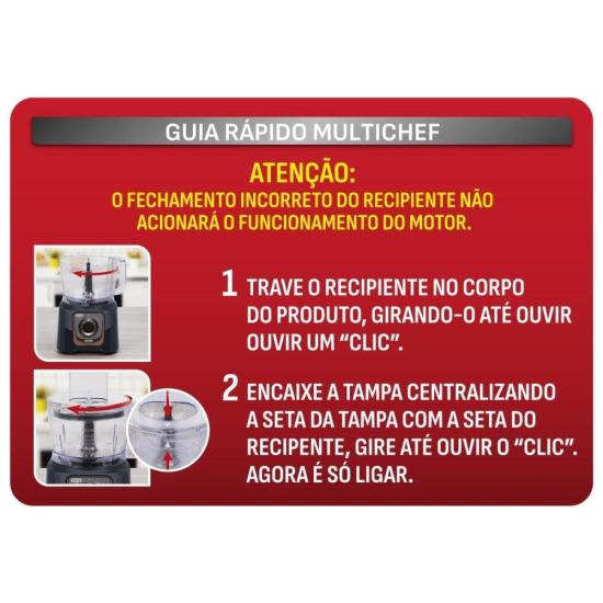 Processador Arno Multichef 24 Funções MP72 700W 127V por 665,00 à vista no boleto/pix ou parcele em até 10x sem juros. Compre na loja Mundomax!