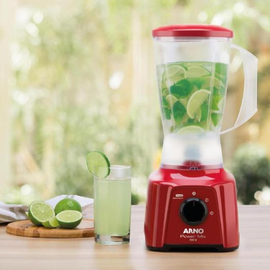 Liquidificador Arno Power Mix LQ11 550W Vermelho 220V por 0,00 à vista no boleto/pix ou parcele em até 1x sem juros. Compre na loja Mundomax!